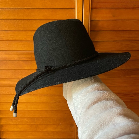 Rag & Bone Valencia Wool Fedora in Black . Size S - Picture 5 of 6